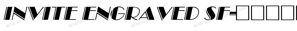 Invite Engraved SF字体转换